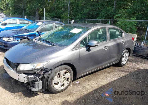 2013 Honda Civic Lx from USA, damaged, VIN 2HGFB2F53DH592211